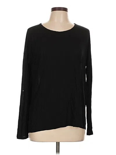 Pre-owned Old Navy Long Sleeve T-shirt In Black