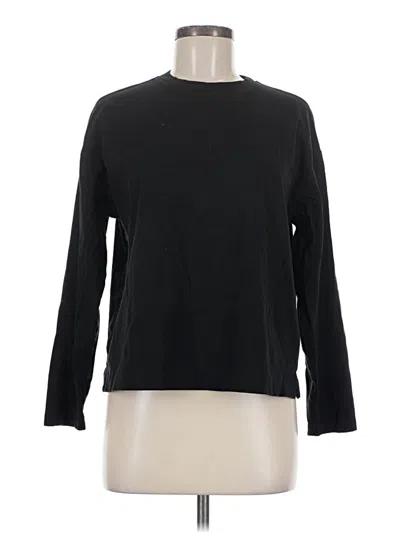Pre-owned Old Navy Long Sleeve T-shirt In Black