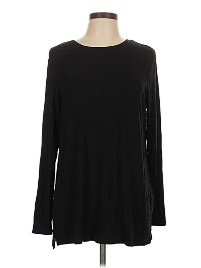 Pre-owned Old Navy Long Sleeve T-shirt In Black
