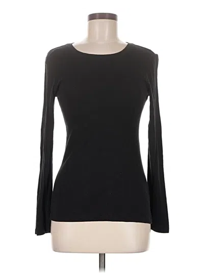 Pre-owned Old Navy Long Sleeve T-shirt In Black