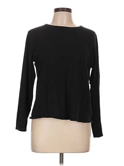 Pre-owned Old Navy Long Sleeve T-shirt In Black