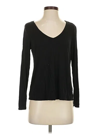 Pre-owned Old Navy Long Sleeve T-shirt In Black