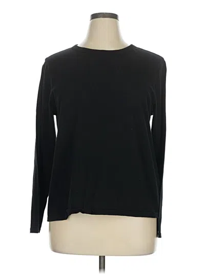 Pre-owned Old Navy Long Sleeve T-shirt In Black