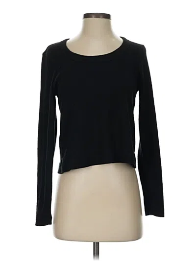 Pre-owned Old Navy Long Sleeve T-shirt In Black