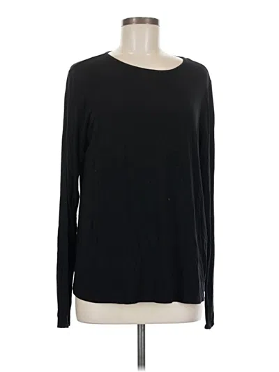 Pre-owned Old Navy Long Sleeve T-shirt In Black
