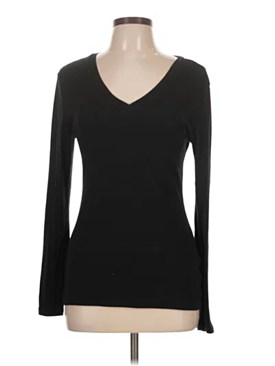 Pre-owned Old Navy Long Sleeve T-shirt In Black