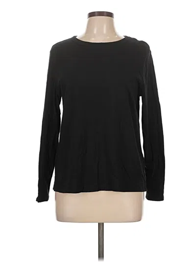 Pre-owned Old Navy Long Sleeve T-shirt In Black