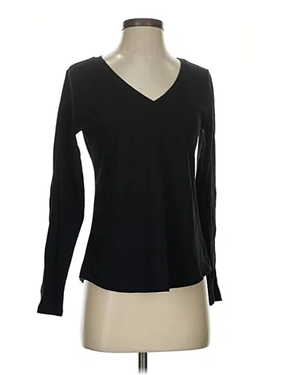 Pre-owned Old Navy Long Sleeve T-shirt In Black
