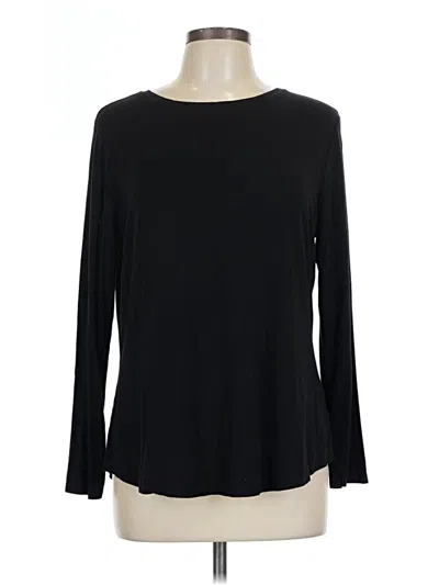 Pre-owned Old Navy Long Sleeve T-shirt In Black
