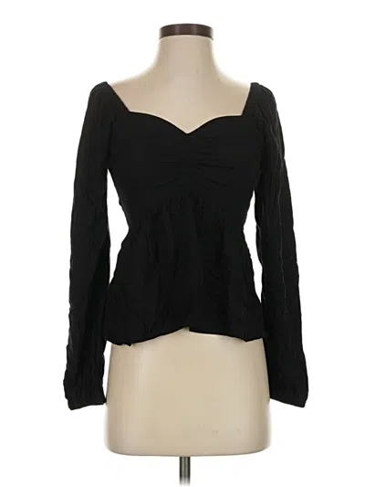 Pre-owned Old Navy Long Sleeve T-shirt In Black