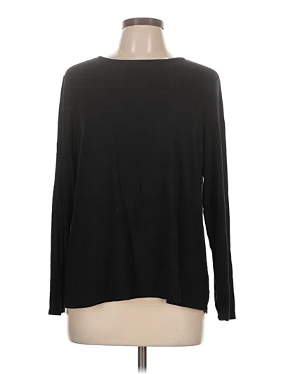 Pre-owned Old Navy Long Sleeve T-shirt In Black
