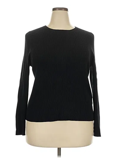 Pre-owned Old Navy Long Sleeve T-shirt In Black