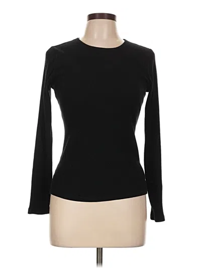 Pre-owned Old Navy Long Sleeve T-shirt In Black