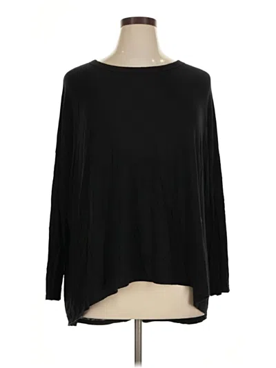 Pre-owned Old Navy Long Sleeve T-shirt In Black