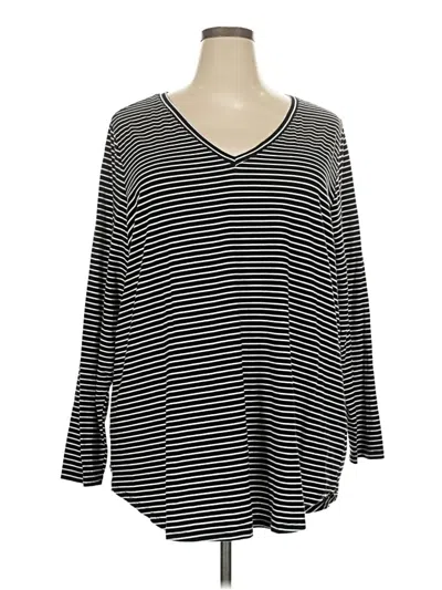 Pre-owned Old Navy Long Sleeve T-shirt In Black