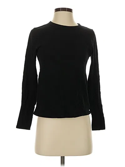 Pre-owned Old Navy Long Sleeve T-shirt In Black