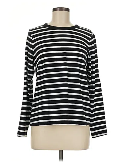 Pre-owned Old Navy Long Sleeve T-shirt In Black