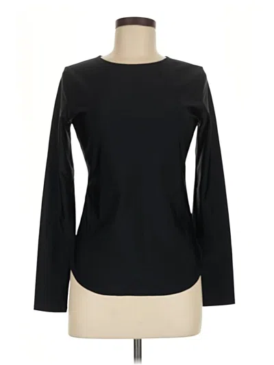 Pre-owned Old Navy Long Sleeve T-shirt In Black