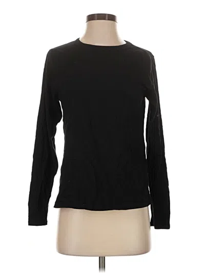 Pre-owned Old Navy Long Sleeve T-shirt In Black