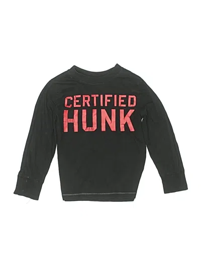 Pre-owned Old Navy Kids' Long Sleeve T-shirt In Black