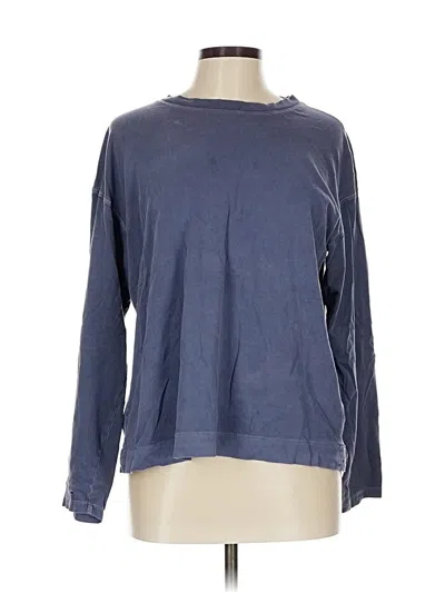 Pre-owned Old Navy Long Sleeve T-shirt In Blue