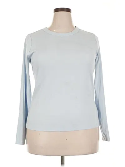 Pre-owned Old Navy Long Sleeve T-shirt In Blue