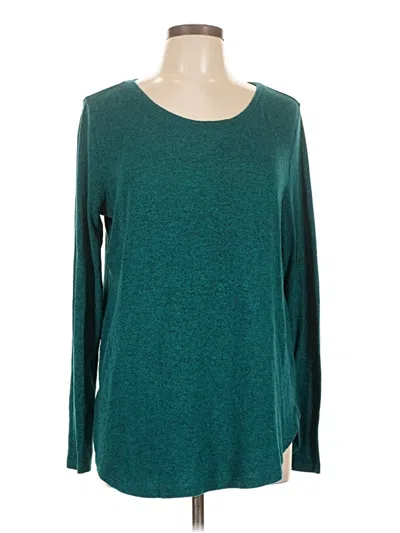 Pre-owned Old Navy Long Sleeve T-shirt In Blue