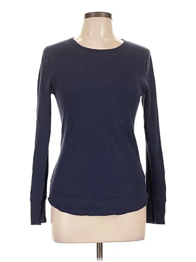 Pre-owned Old Navy Long Sleeve T-shirt In Blue