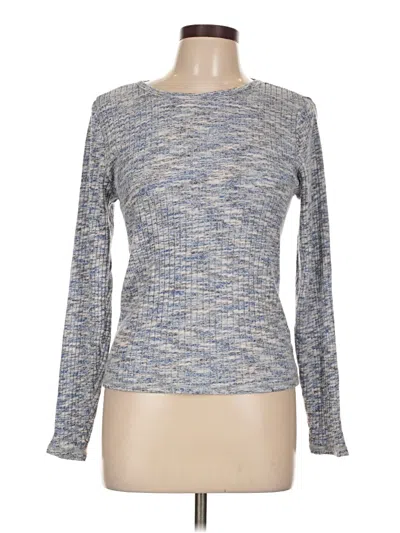 Pre-owned Old Navy Long Sleeve T-shirt In Blue