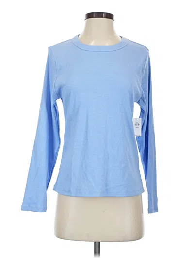 Old Navy Long Sleeve T-shirt In Blue