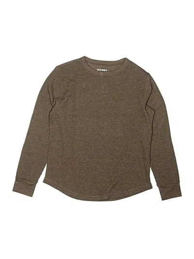 Pre-owned Old Navy Kids' Long Sleeve T-shirt In Brown