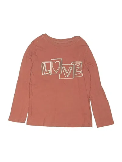 Pre-owned Old Navy Kids' Long Sleeve T-shirt In Brown
