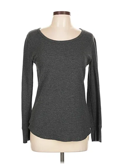 Pre-owned Old Navy Long Sleeve T-shirt In Gray