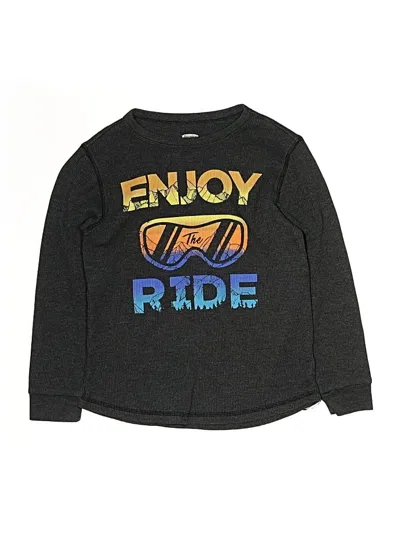 Pre-owned Old Navy Kids' Long Sleeve T-shirt In Gray