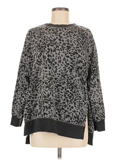 Pre-owned Old Navy Long Sleeve T-shirt In Gray