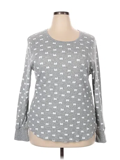 Pre-owned Old Navy Long Sleeve T-shirt In Gray