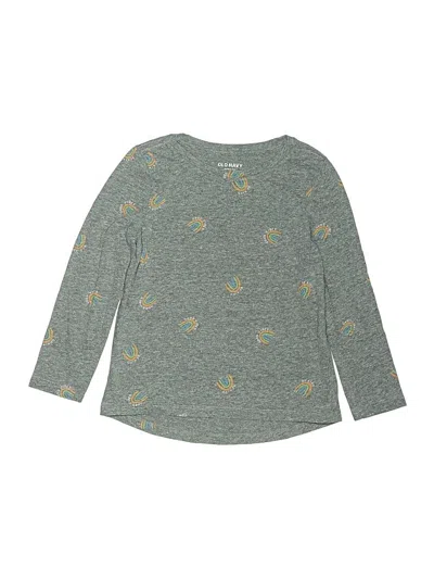 Pre-owned Old Navy Kids' Long Sleeve T-shirt In Gray