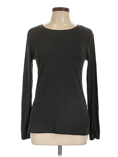 Pre-owned Old Navy Long Sleeve T-shirt In Gray