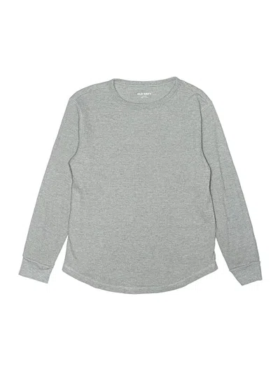 Pre-owned Old Navy Kids' Long Sleeve T-shirt In Gray