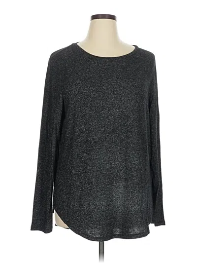 Pre-owned Old Navy Long Sleeve T-shirt In Gray