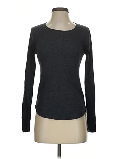 Pre-owned Old Navy Long Sleeve T-shirt In Gray