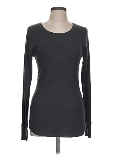 Pre-owned Old Navy Long Sleeve T-shirt In Gray