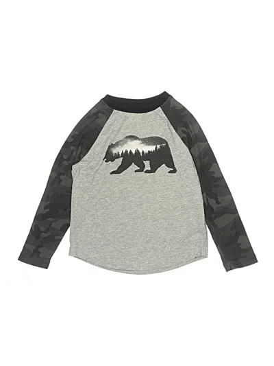 Pre-owned Old Navy Kids' Long Sleeve T-shirt In Gray