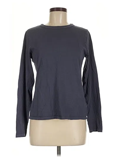 Pre-owned Old Navy Long Sleeve T-shirt In Gray