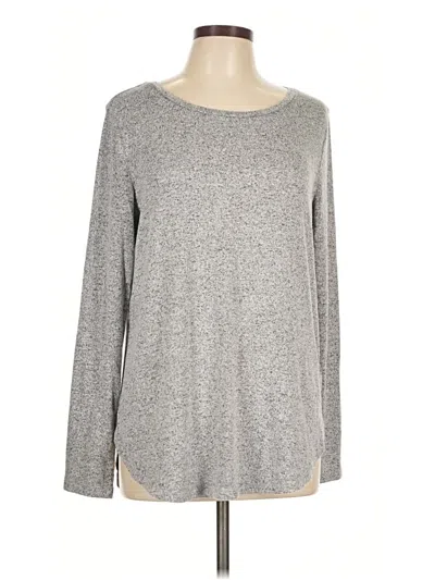 Pre-owned Old Navy Long Sleeve T-shirt In Gray