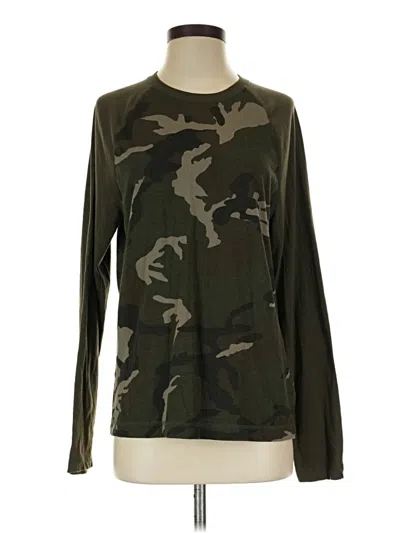 Pre-owned Old Navy Long Sleeve T-shirt In Green