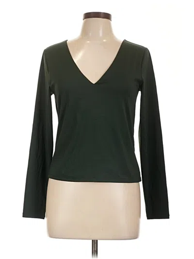 Pre-owned Old Navy Long Sleeve T-shirt In Green