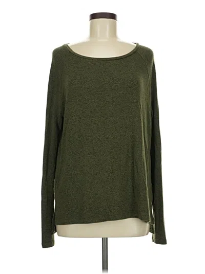 Pre-owned Old Navy Long Sleeve T-shirt In Green