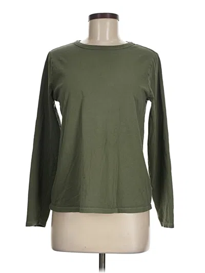 Pre-owned Old Navy Long Sleeve T-shirt In Green