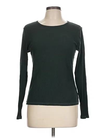 Pre-owned Old Navy Long Sleeve T-shirt In Green